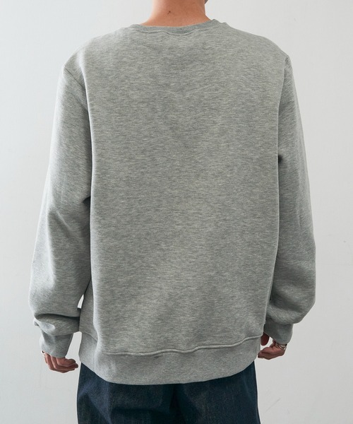 KNOCKER(ノッカー)の「【KNOCKER】Heavyweight Fleece Sweatshirt ヘビーウェイト フリース プルオーバースウェット トレーナー 裏起毛 オーバーサイズ SWS1000 UNTR(スウェット・メンズ・チャコールグレー/グレー/ブラック・M/L/XL)」の19枚目の写真