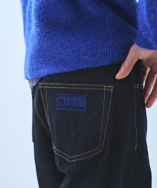 common gull products.（コモンガルプロダクツ）の「真ん中にある山のパンツ（デニムパンツ・レディース・インディゴブルー/ダークブラウン系・SMALL/MEDIUM/LARGE）」の15枚目の写真