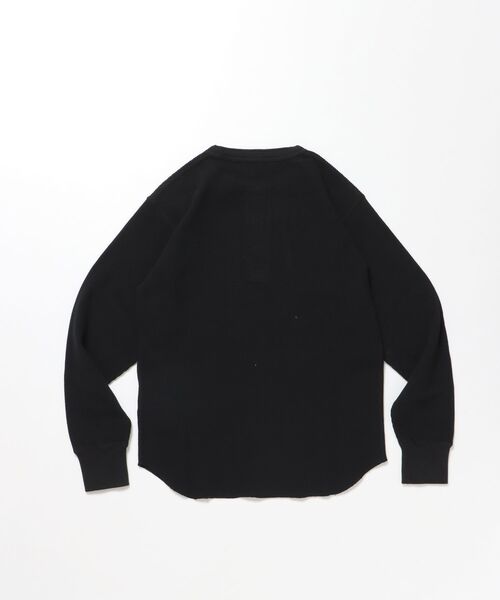 BEN DAVIS/WHITE LABEL（ベンデイビス ホワイトラベル）の「WAFFLE L/S HENLEY（Tシャツ/カットソー・メンズ・オフホワイト/グレー/ブラック・X-LARGE/LARGE/MEDIUM）」の5枚目の写真