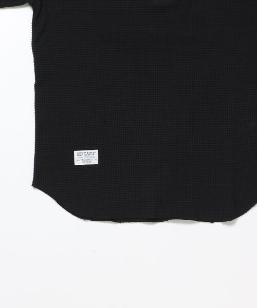 BEN DAVIS/WHITE LABEL（ベンデイビス ホワイトラベル）の「WAFFLE L/S HENLEY（Tシャツ/カットソー・メンズ・オフホワイト/グレー/ブラック・X-LARGE/LARGE/MEDIUM）」の7枚目の写真