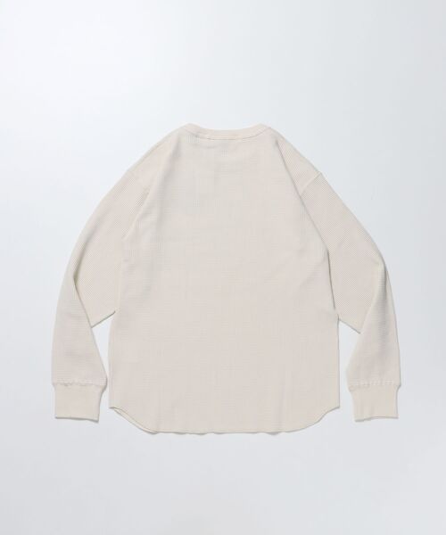 BEN DAVIS/WHITE LABEL（ベンデイビス ホワイトラベル）の「WAFFLE L/S HENLEY（Tシャツ/カットソー・メンズ・オフホワイト/グレー/ブラック・X-LARGE/LARGE/MEDIUM）」の15枚目の写真