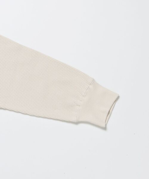 BEN DAVIS/WHITE LABEL（ベンデイビス ホワイトラベル）の「WAFFLE L/S HENLEY（Tシャツ/カットソー・メンズ・オフホワイト/グレー/ブラック・X-LARGE/LARGE/MEDIUM）」の18枚目の写真