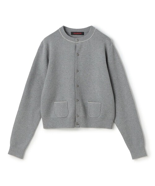 コットンカシミヤ パールポケットカーディガン（カーディガン/ボレロ