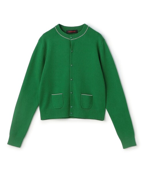 コットンカシミヤ パールポケットカーディガン（カーディガン/ボレロ