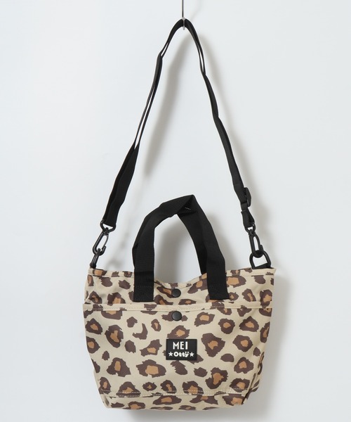 MEI（メイ）の「MEI×Otty　MINI TOTE ミニトートバッグ（トートバッグ・メンズ・ブラック/レオパード/ドット・FREE）」の5枚目の写真