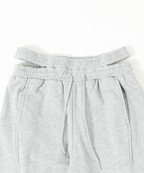 dispark（ディスパーク）の「DISPARK/ウエストカットカーブスウェットパンツ（スウェットパンツ・レディース・杢グレー/スミクロ・FREE）」の5枚目の写真