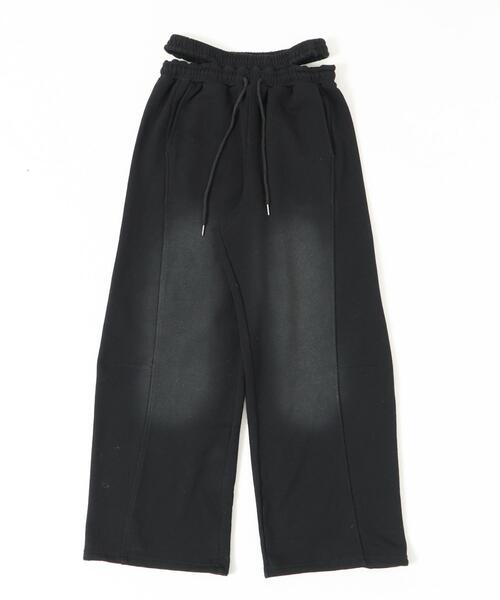 dispark（ディスパーク）の「DISPARK/ウエストカットカーブスウェットパンツ（スウェットパンツ・レディース・杢グレー/スミクロ・FREE）」の18枚目の写真