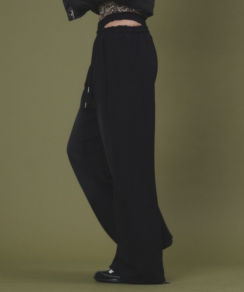 dispark（ディスパーク）の「DISPARK/ウエストカットカーブスウェットパンツ（スウェットパンツ・レディース・杢グレー/スミクロ・FREE）」の13枚目の写真