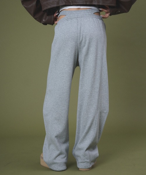 dispark（ディスパーク）の「DISPARK/ウエストカットカーブスウェットパンツ（スウェットパンツ・レディース・杢グレー/スミクロ・FREE）」の16枚目の写真