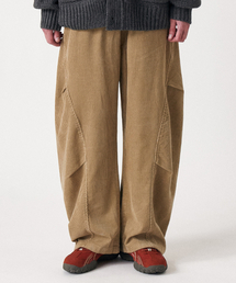 Corduroy parachute pants_Beige