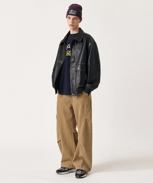 GOLDEN SNSHINE(ゴールデン サンシャイン)の「Corduroy parachute pants_Beige(その他パンツ・メンズ・その他・MEDIUM/LARGE/SMALL)」の2枚目の写真