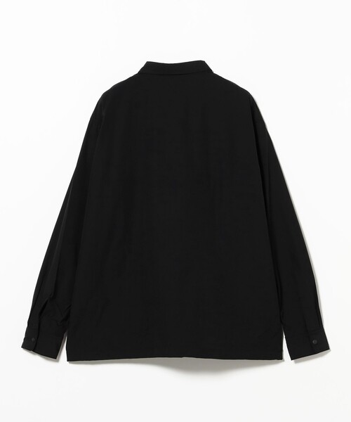 BEAMS(ビームス)の「テック プルオーバー シャツ(シャツ/ブラウス・メンズ・オリーブ/ブラック/ブルー系その他/カーキ・XL/L/M/S)」の15枚目の写真
