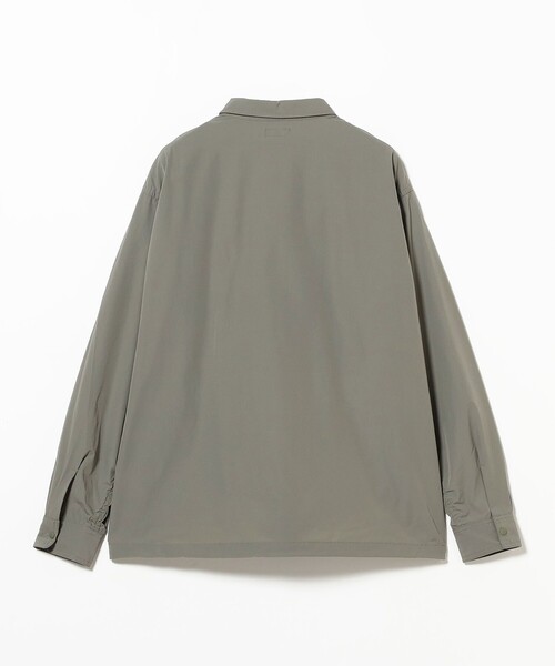 BEAMS(ビームス)の「テック プルオーバー シャツ(シャツ/ブラウス・メンズ・オリーブ/ブラック/ブルー系その他/カーキ・XL/L/M/S)」の13枚目の写真
