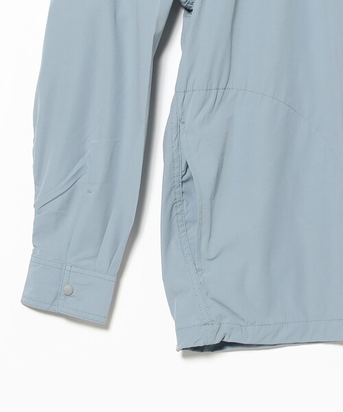 BEAMS(ビームス)の「テック プルオーバー シャツ(シャツ/ブラウス・メンズ・オリーブ/ブラック/ブルー系その他/カーキ・XL/L/M/S)」の7枚目の写真