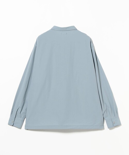 BEAMS(ビームス)の「テック プルオーバー シャツ(シャツ/ブラウス・メンズ・オリーブ/ブラック/ブルー系その他/カーキ・XL/L/M/S)」の9枚目の写真