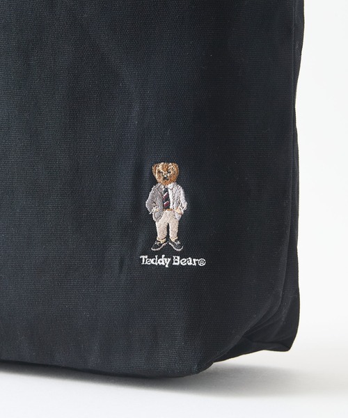 LB/S (エルビーエス)の「【TEDDY BEAR】キャンバストートバッグ(トートバッグ・レディース・ブラック/ネイビー/ベージュ・FREE)」の4枚目の写真