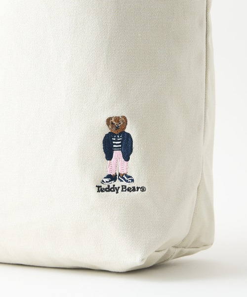 LB/S (エルビーエス)の「【TEDDY BEAR】キャンバストートバッグ(トートバッグ・レディース・ブラック/ネイビー/ベージュ・FREE)」の8枚目の写真