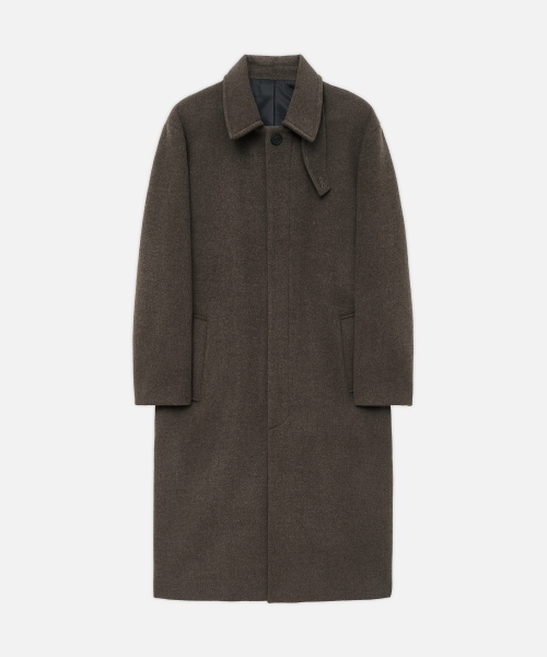 DRAW FIT（ドローフィット）の「プレミアピュアウールバルマカンコート[MELANGE BROWN]（チェスターコート・メンズ・その他・LARGE/MEDIUM/X-LARGE）」の3枚目の写真