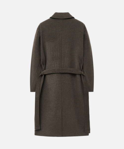DRAW FIT（ドローフィット）の「プレミアピュアウールバルマカンコート[MELANGE BROWN]（チェスターコート・メンズ・その他・LARGE/MEDIUM/X-LARGE）」の4枚目の写真