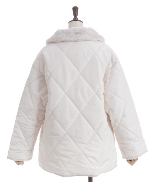 セール】襟ファーキルトジャケット（その他アウター）｜axes femme