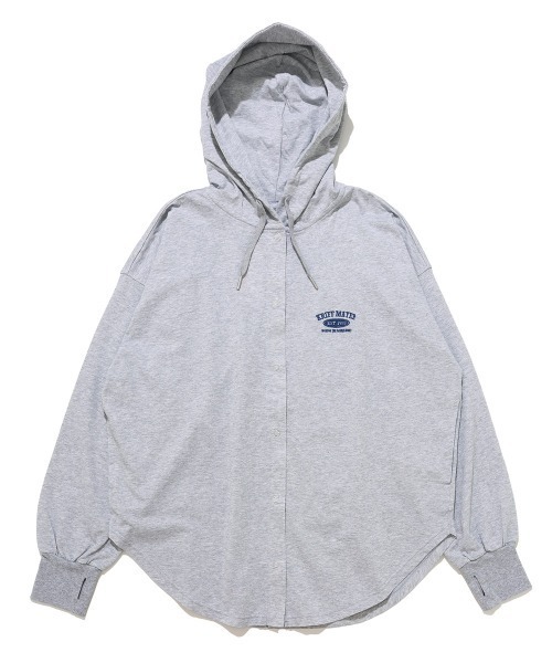 KRIFF MAYER Lady's Collection(クリフメイヤーレディースコレクション)の「【紫外線対策】UVカットさら釦パーカー(パーカー・レディース・ブラック/カラフル/ブルー/グレー・LARGE/MEDIUM)」の22枚目の写真