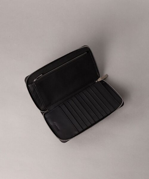 長財布 - エンボス ロングジップフォールド ウォレット（財布