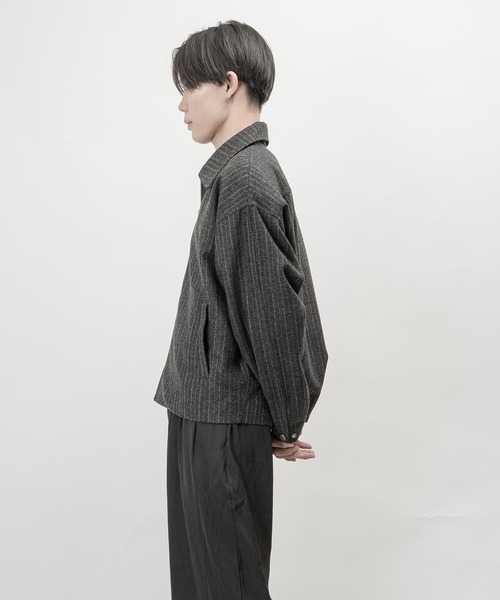 garsonwave(ギャルソンウェーブ)の「T/R ストライプ ジャケット(GW)(その他アウター・メンズ・ネイビー/グレー・L/M)」の13枚目の写真
