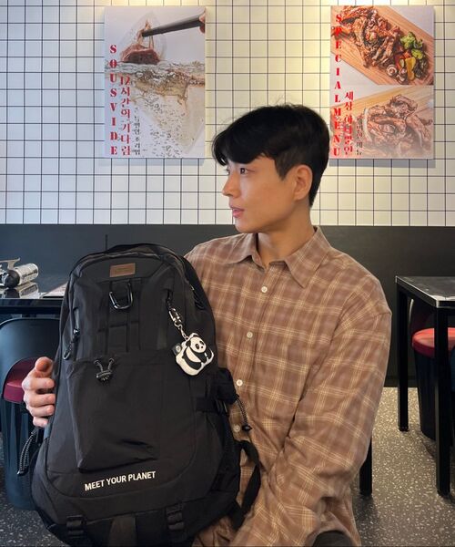 JUAN HOMME（ジュアンオム）の「ルーズドチェックシャツ（ベージュ）（シャツ/ブラウス・メンズ・その他・MEDIUM/LARGE）」の3枚目の写真