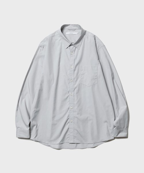SHIRTER(シャーター)の「STANDARD SHIRT (LIGHT GREY)(シャツ/ブラウス・レディース・その他・SMALL/LARGE)」の1枚目の写真