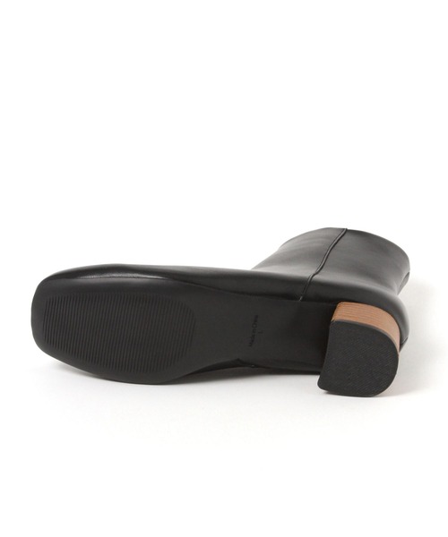 studio CLIP（スタディオクリップ）の「スクエアプレーンヒールブーツ（ブーツ・レディース・ブラック/アイボリー・MEDIUM/LARGE）」の20枚目の写真