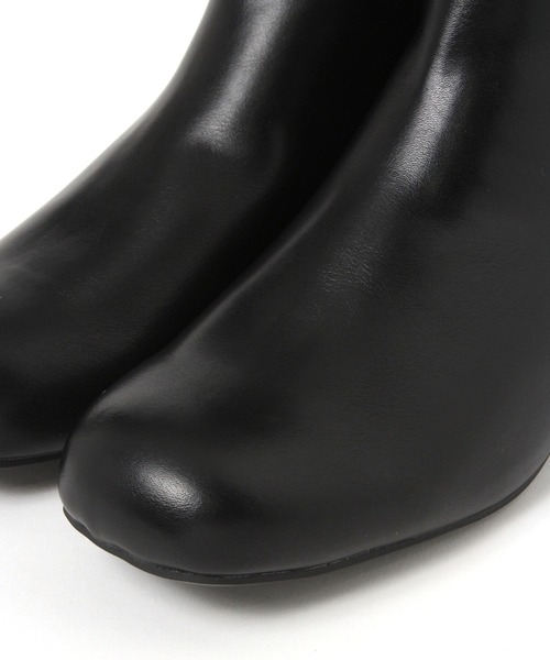 studio CLIP（スタディオクリップ）の「スクエアプレーンヒールブーツ（ブーツ・レディース・ブラック/アイボリー・MEDIUM/LARGE）」の21枚目の写真
