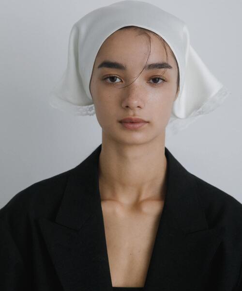 URBAN RESEARCH（アーバンリサーチ）の「decor『デコール』　Bandana lace（バンダナ/スカーフ・レディース・ブラウン/ホワイト系その他/ブラック・-）」の10枚目の写真