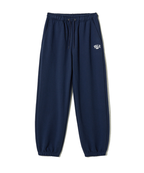 YALE(イェール)の「スモールツートンアーチスウェットパンツ_ネイビー(スウェットパンツ・レディース・その他・SMALL/MEDIUM/LARGE/X-LARGE)」の1枚目の写真