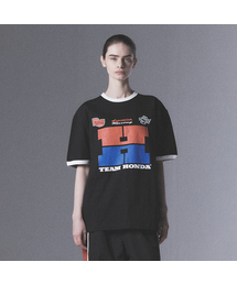 H Logo Ringer T-shirt_Black