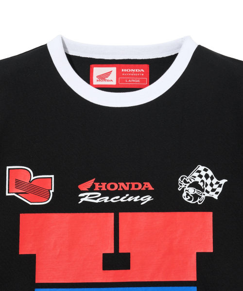 PHYPS MOTORCYCLE(フィップスモーターサイクル)の「H Logo Ringer T-shirt_Black(Tシャツ/カットソー・レディース・その他・SMALL/MEDIUM/LARGE/X-LARGE)」の4枚目の写真