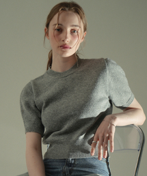 VLETI（ブレッティ）の「Round Half Knit (Gray)（ニット/セーター）」