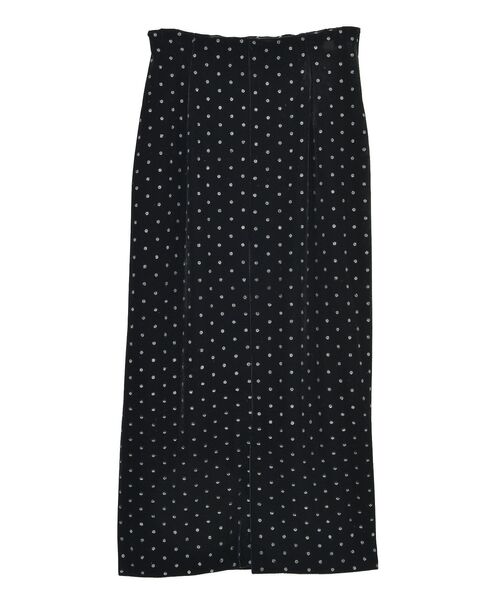 YECCA VECCA（イェッカヴェッカ）の「グリッタードットベロアナロースカート（スカート・レディース・ブラック/ブラウン・FREE）」の5枚目の写真