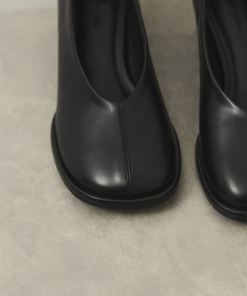 ADAM ET ROPE'（アダムエロペ）の「ラウンドトゥパンプス（パンプス・レディース・ブラック/ベージュ・24.5/24/23.5/23）」の4枚目の写真