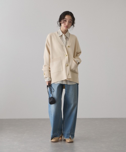 ADAM ET ROPE'（アダムエロペ）の「ラウンドトゥパンプス（パンプス・レディース・ブラック/ベージュ・24.5/24/23.5/23）」の8枚目の写真