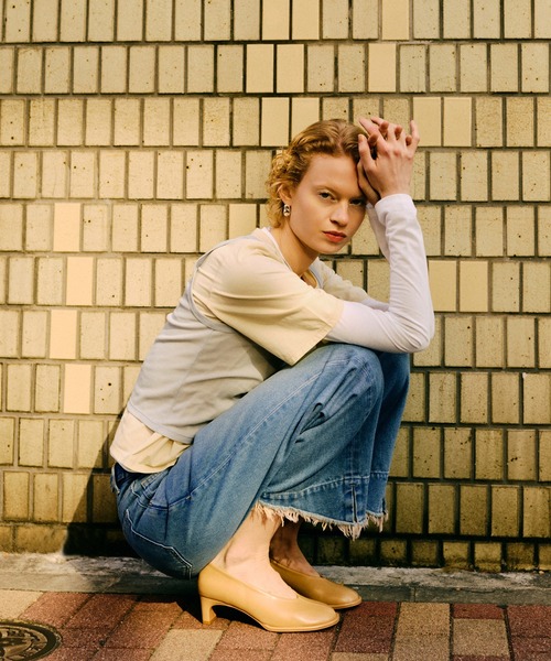 ADAM ET ROPE'（アダムエロペ）の「ラウンドトゥパンプス（パンプス・レディース・ブラック/ベージュ・24.5/24/23.5/23）」の22枚目の写真