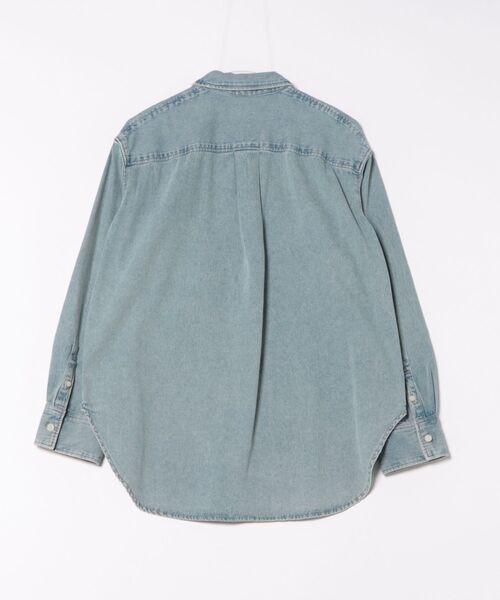 CLANE(クラネ)の「CLANE COMPACT DENIM SHIRTS(シャツ/ブラウス・レディース・ライトブルー・2/1)」の3枚目の写真