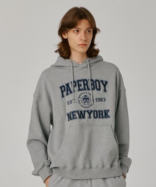 PAPERBOY(ペーパーボーイ)の「ニューヨークアーチフードパーカー-メランジ(パーカー・レディース・その他・LARGE/MEDIUM/SMALL/X-LARGE)」の2枚目の写真