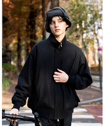 ASTLAY（アストレイ）の「Stella Cash Blend Harrington Jacket (Dark Navy)（MA-1）」