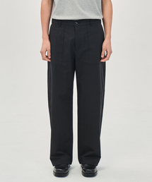 PRAIRIE（プレリー）の「コンフィCNワークパンツ（ブラック）（スラックス）」