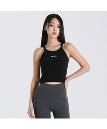 MALDEN（モールデン）の「リブフードホルターネックスリーブレス（Tシャツ/カットソー）」
