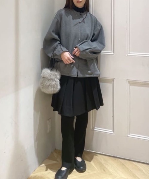 セール】ボンディングノーカラーブルゾン（ブルゾン）｜STYLEMIXER