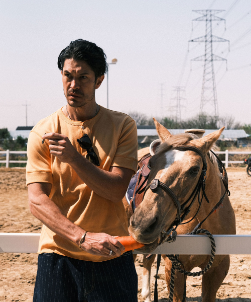 VDR（ブイディアール）の「BIKERS HENLY NECK T-SHIRT [Sun Orange]（Tシャツ/カットソー・メンズ・その他・MEDIUM/LARGE/X-LARGE）」の5枚目の写真
