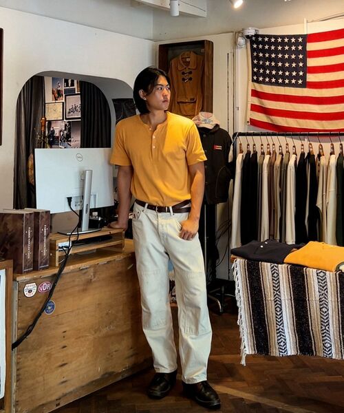 VDR（ブイディアール）の「BIKERS HENLY NECK T-SHIRT [Sun Orange]（Tシャツ/カットソー・メンズ・その他・MEDIUM/LARGE/X-LARGE）」の10枚目の写真