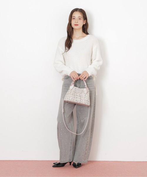 JILL by JILL STUART（ジルバイジルスチュアート）の「◇ Wink J ワンハンドルバッグ（ハンドバッグ・レディース・ピンク/ホワイト/ブラック・FREE）」の9枚目の写真