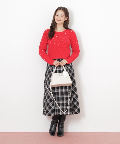 JILL by JILL STUART（ジルバイジルスチュアート）の「◇ Wink J ワンハンドルバッグ（ハンドバッグ・レディース・ピンク/ホワイト/ブラック・FREE）」の13枚目の写真